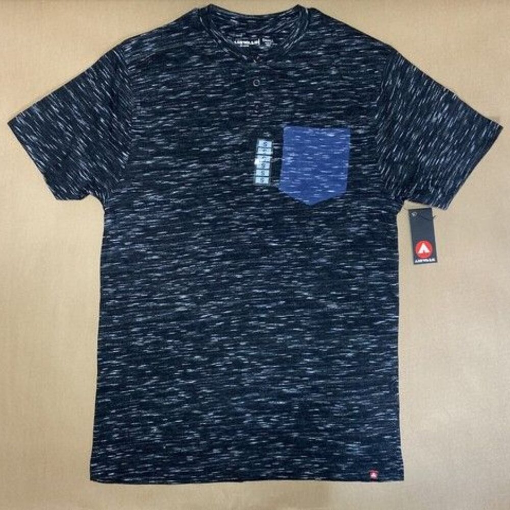 Airwalk Black Heathered shirt Mens size Small